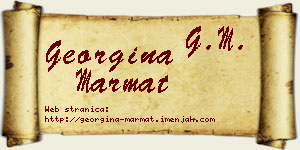 Georgina Marmat vizit kartica